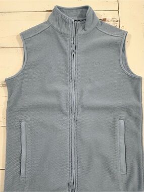 Southern Tide Boy’s Light Blue Zip-Front Sleeveless Sweater Vest